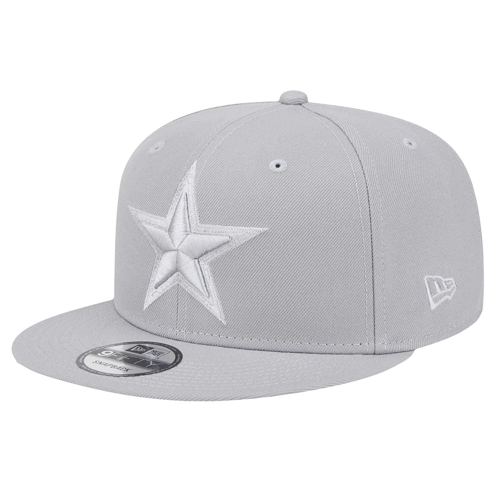 Youth New Era Gray Dallas Cowboys Tonal Color Pack 9FIFTY Snapback Hat