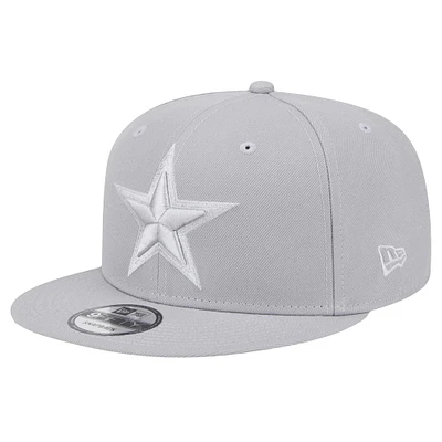 Youth New Era Gray Dallas Cowboys Tonal Color Pack 9FIFTY Snapback Hat