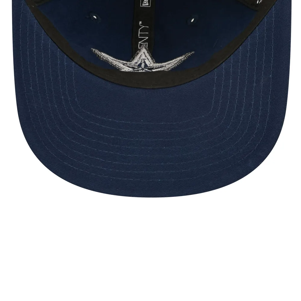 Youth New Era Navy Dallas Cowboys Sideline 9TWENTY Adjustable Hat