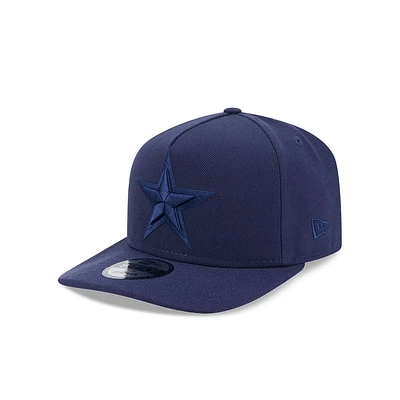 Casquette snapback A-Frame 9FIFTY bleu marine Dallas Cowboys pour jeune New Era