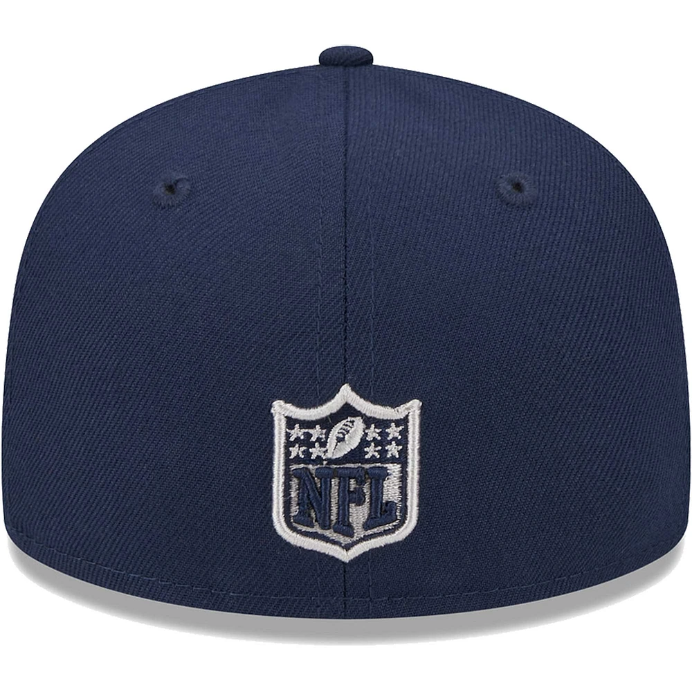 Youth New Era Navy Dallas Cowboys  Main 59FIFTY Fitted Hat