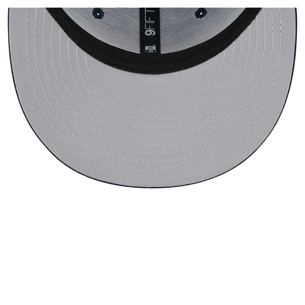 Casquette snapback 9FIFTY Main Trucker Main Trucker des Dallas Cowboys New Era bleu marine pour jeune