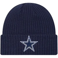 Youth New Era Navy Dallas Cowboys Primed Cuffed Knit Hat