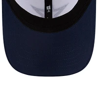 Youth New Era White/Navy Dallas Cowboys 2024 NFL Training Camp 9FORTY Adjustable Hat