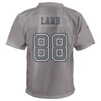 CeeDee Lamb Dallas Cowboys Youth Atmosphere Gray Football Jersey