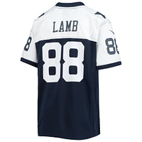 Maillot de match l'équipe alternative Nike CeeDee Lamb Navy pour jeunes des Cowboys Dallas