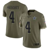 NFL, Shirts, Nfl Nike Dak Prescott Military Green Jersey Sz Xl Dallas  Cowboys