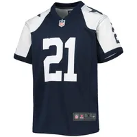 Dallas Cowboys Youth Ezekiel Elliott Game Nike Jersey - Navy Blue / M