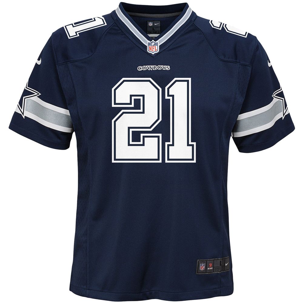 Ezekiel Elliott Dallas Cowboys Nike Team Game Jersey - White