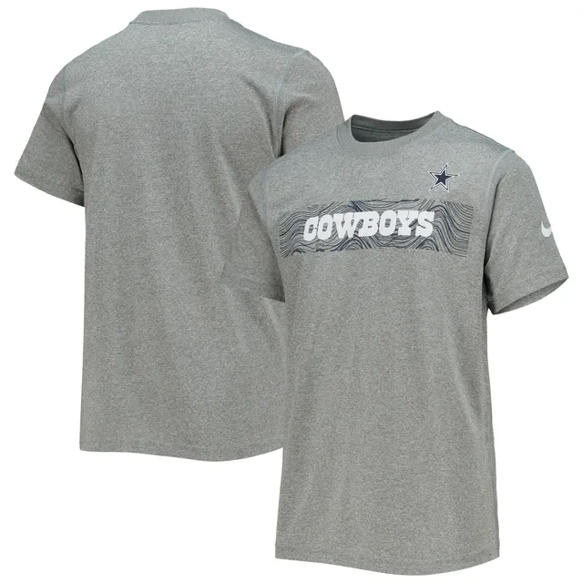 Men's Dallas Cowboys Nike Navy Sideline Facility Playbook Performance  T-Shirt