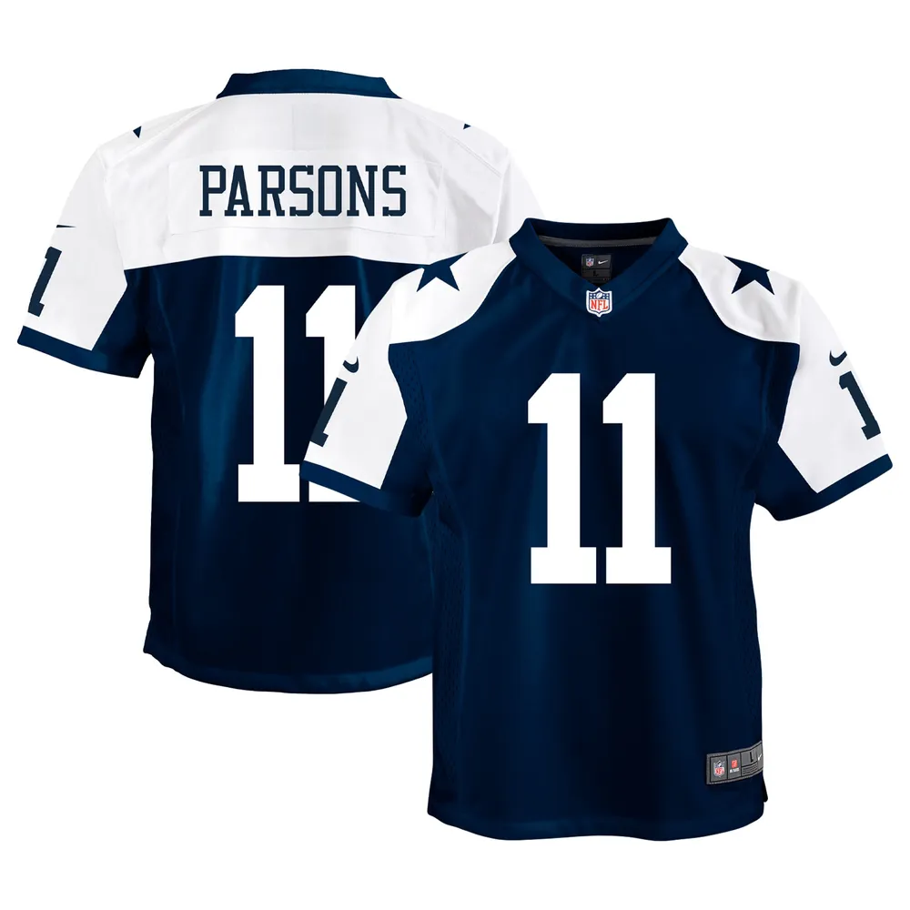 Maillot de jeu alternatif Nike Micah Parsons pour jeunes des Dallas Cowboys