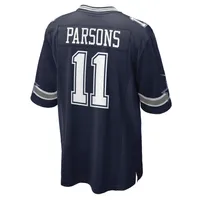 Cowboys Micah Parsons Signed Navy Blue Thanksgiving Nike Game Jersey  Fanatics