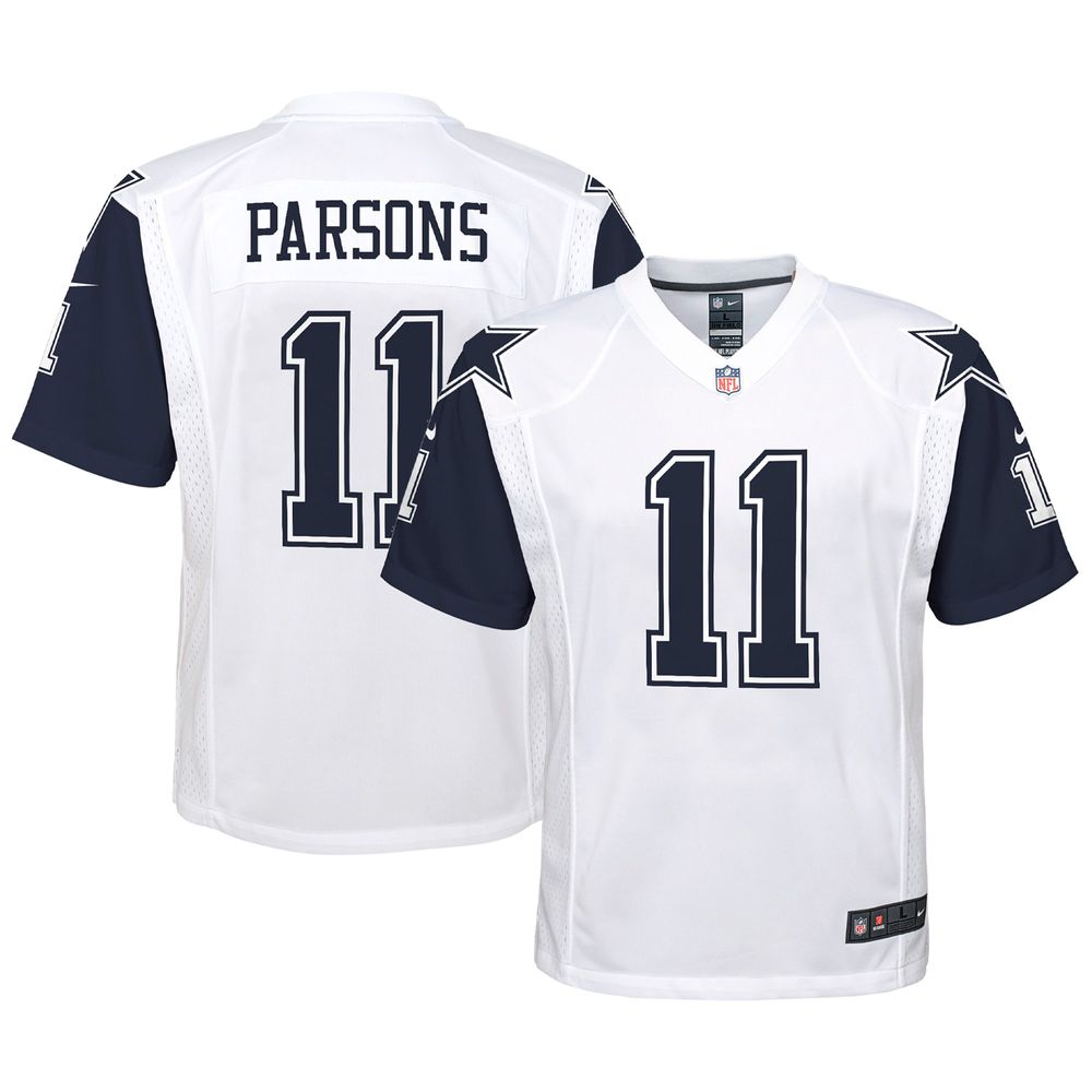 Nike Youth Nike Micah Parsons White Dallas Cowboys Alternate Game Jersey