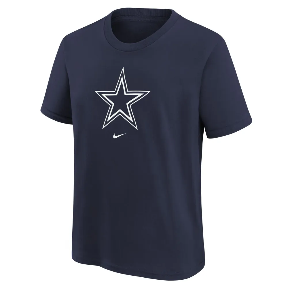 T-shirt à logo Nike Dallas Cowboys pour jeune, bleu marine