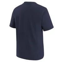 T-shirt à logo Nike Dallas Cowboys pour jeune, bleu marine