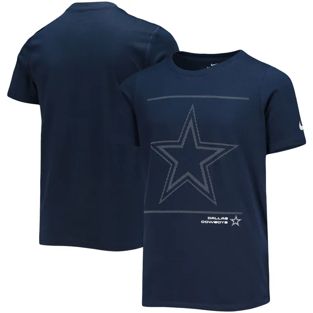 Youth Nike Heathered Gray Dallas Cowboys Facility Performance T-Shirt