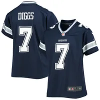 Maillot de match Nike Trevon Diggs pour jeunes des Cowboys Dallas, bleu marine