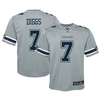 Lids Trevon Diggs Dallas Cowboys Nike Youth Inverted Game Jersey - Silver