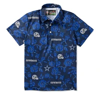 Youth Reyn Spooner Navy Dallas Cowboys Pua Polo