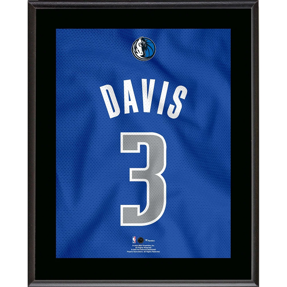Anthony Davis Dallas Mavericks 10.5" x 13" Jersey Number Sublimated Player Plaque
