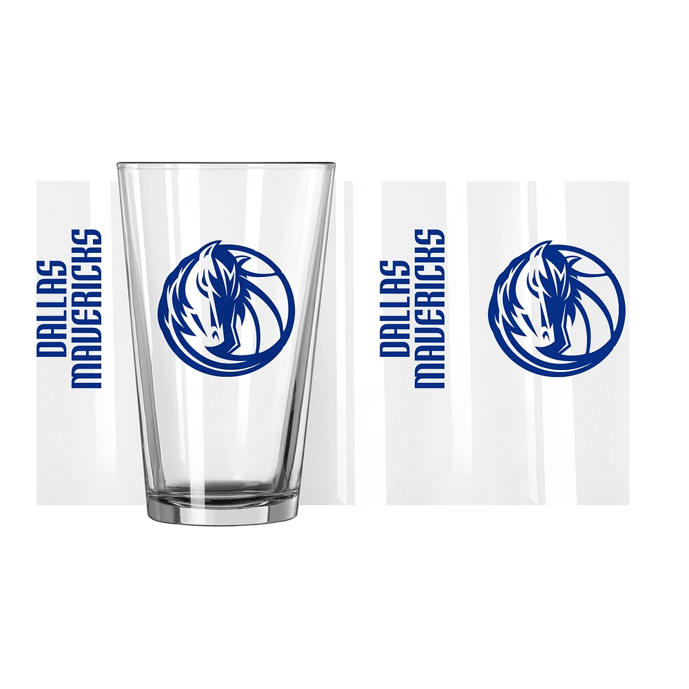 Dallas Mavericks 16 oz. Verre à pinte Team Wordmark Game Day