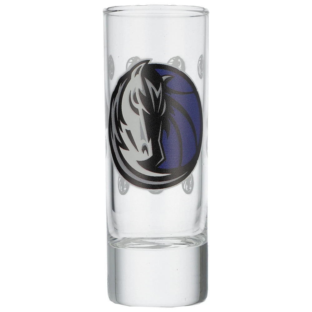 Dallas Mavericks 2,5 oz. Grand verre à liqueur gravé au satin