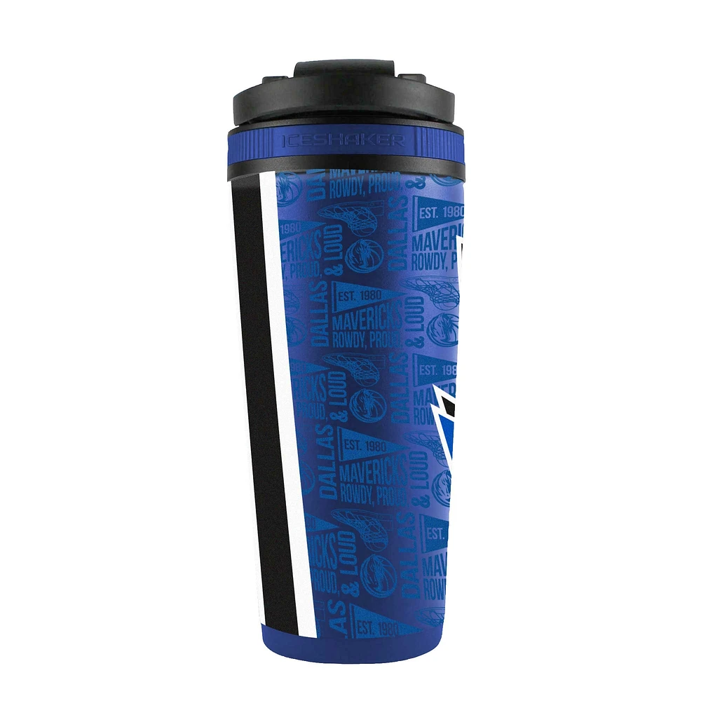 Dallas Mavericks 26oz. 4D Stainless Steel Shaker Bottle