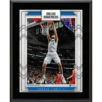 Plaque de joueur sublimée Dereck Lively II Dallas Mavericks 10,5" x 13"