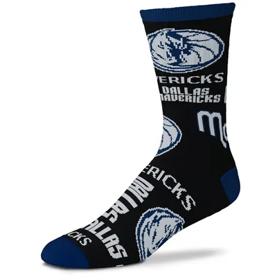 Dallas Mavericks For Bare Feet End to End Crew Socks