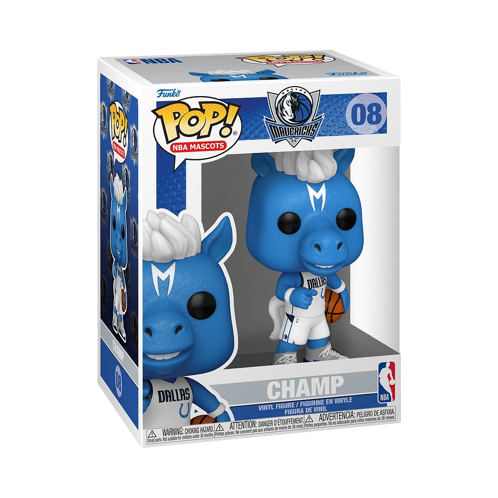 Figurine en vinyle Funko Pop! Champ #08 des Dallas Mavericks