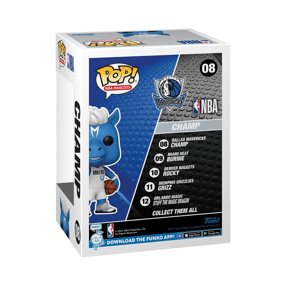 Funko Dallas Mavericks Pop! Champ #08 Vinyl Figure