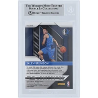 Jalen Brunson Dallas Mavericks Autographed 2018-19 Panini Prizm #250 Beckett Fanatics Witnessed Authenticated Rookie Card