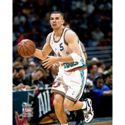 Jason Kidd Dallas Mavericks Unsigned Hardwood Classics 1994-95 Rookie of The Year Portrait Photograph