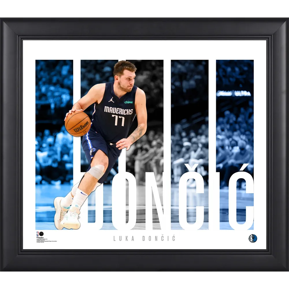 Lids Luka Doncic Dallas Mavericks Fanatics Authentic Framed 15 x 17 Panel  Player Collage