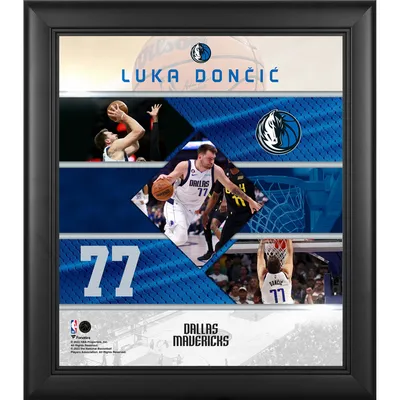 Luka Doncic Dallas Mavericks Fanatics Authentic Framed 15" x 17" Stitched Stars Collage