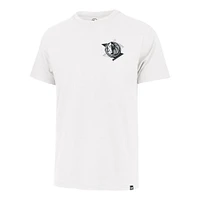 Men's '47  White Dallas Mavericks City Edition Backboard Franklin T-Shirt