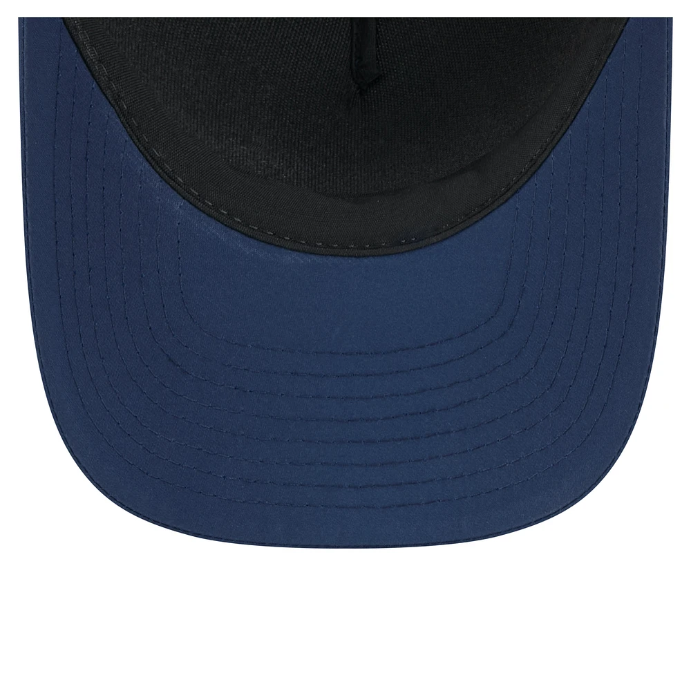Men's New Era  Navy Dallas Mavericks Minimalist A-Frame 9FORTY Trucker Hat