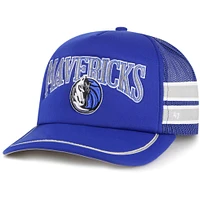 Casquette réglable de camionneur à rayures latérales '47 Dallas Mavericks pour hommes, bleue