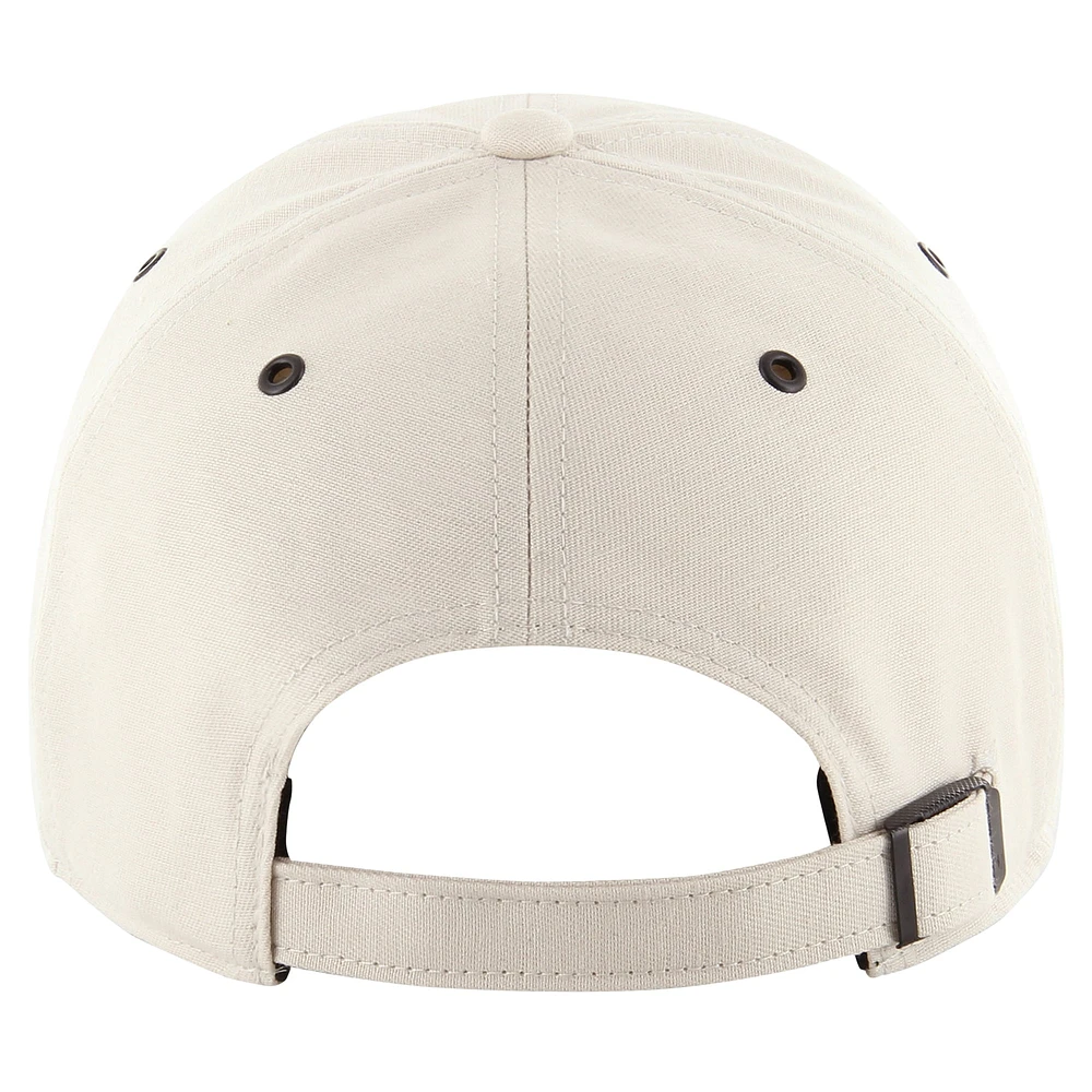 Men's '47 Cream Dallas Mavericks Lunar Clean Up Adjustable Hat