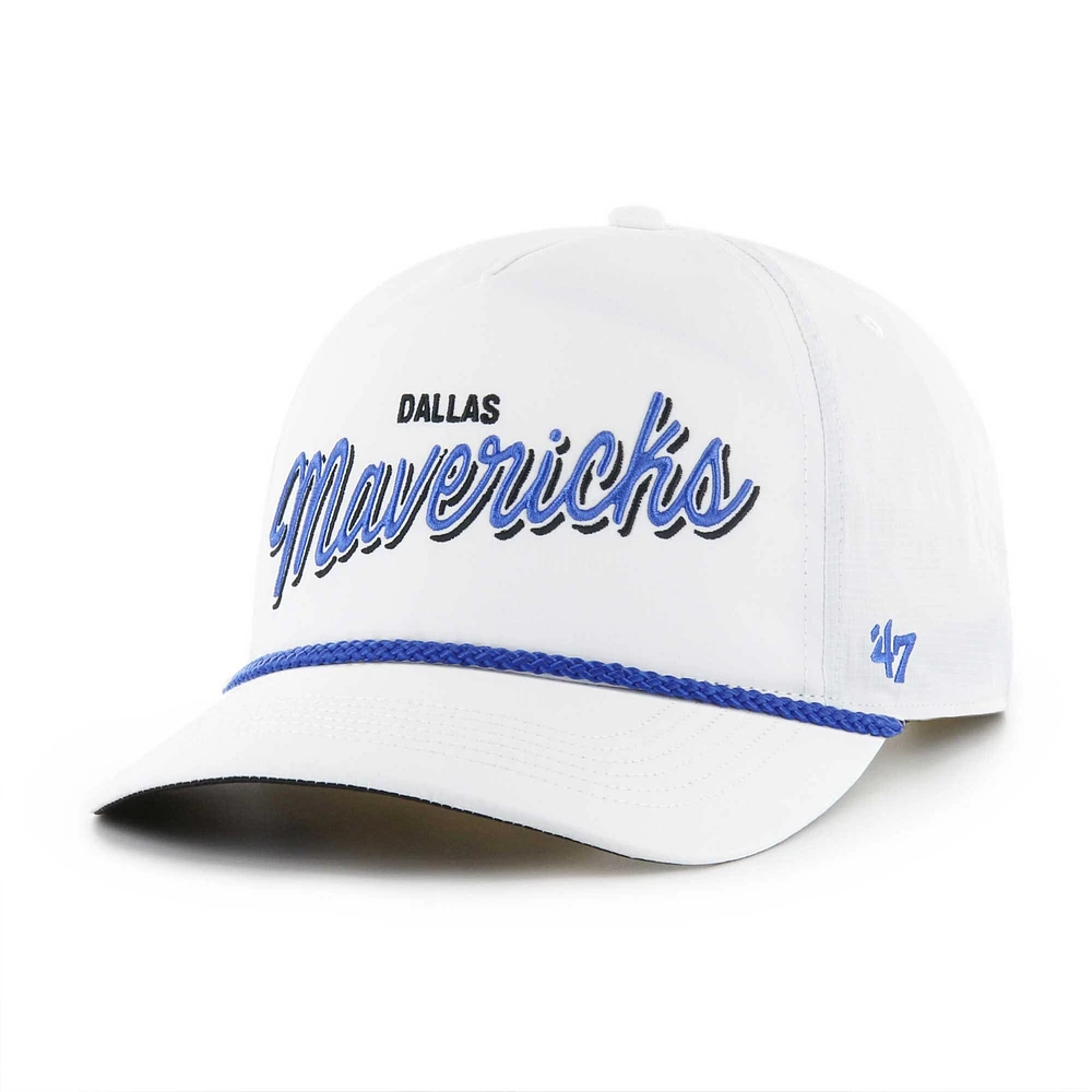 Casquette réglable '47 Dallas Mavericks Fairway Hitch brrr pour hommes, blanche