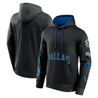 Sweat à capuche noir Fanatics pour hommes Dallas Mavericks Home Court