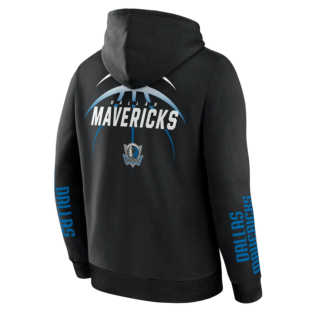 Men's Fanatics Black Dallas Mavericks Legacy Guard Pullover Hoodie