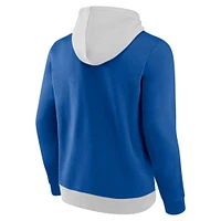 Sweat à capuche Fanatics pour hommes bleu marine/argent Dallas Mavericks Big & Tall Primary Arctic