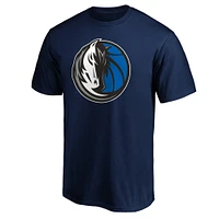 T-shirt bleu marine avec logo de l'équipe principale des Dallas Mavericks Fanatics pour hommes