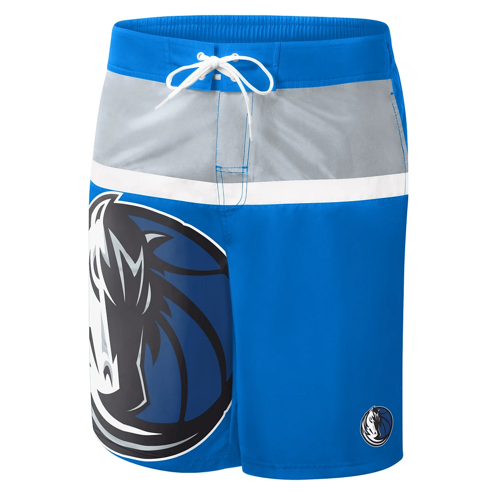 Maillot de bain G-III Sports by Carl Banks Dallas Mavericks Sea Wind bleu pour homme