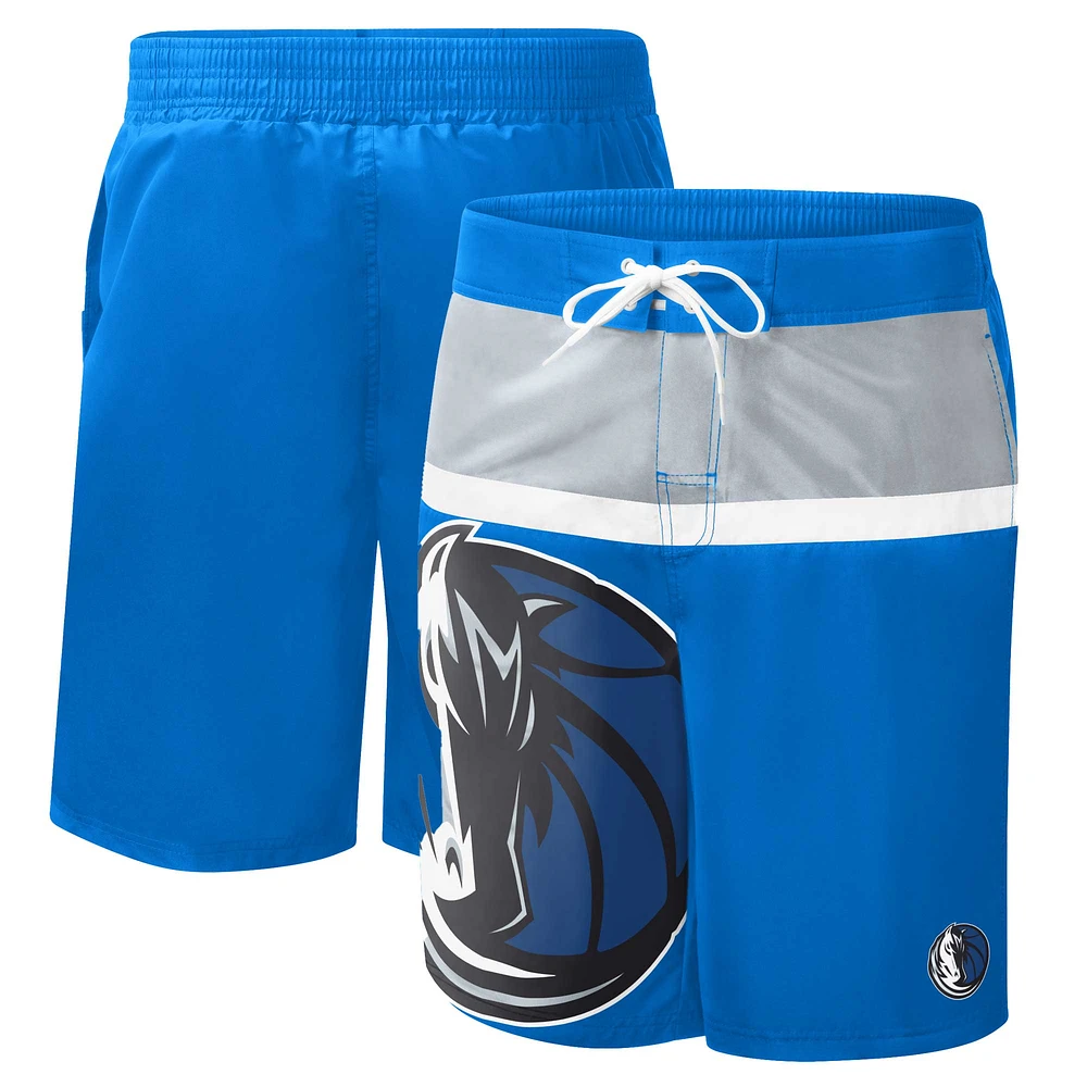 Maillot de bain G-III Sports by Carl Banks Dallas Mavericks Sea Wind bleu pour homme