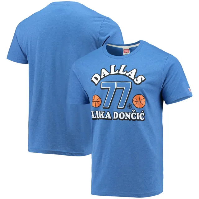 Fanatics Branded Men's Fanatics Branded Luka Doncic White Dallas Mavericks  Big & Tall Yoke T-Shirt