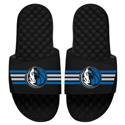 Dallas Mavericks ISlide Stripes Slide Sandals - Black