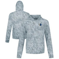 Men's Levelwear Heather Gray Dallas Mavericks Platform Pullover Hoodie