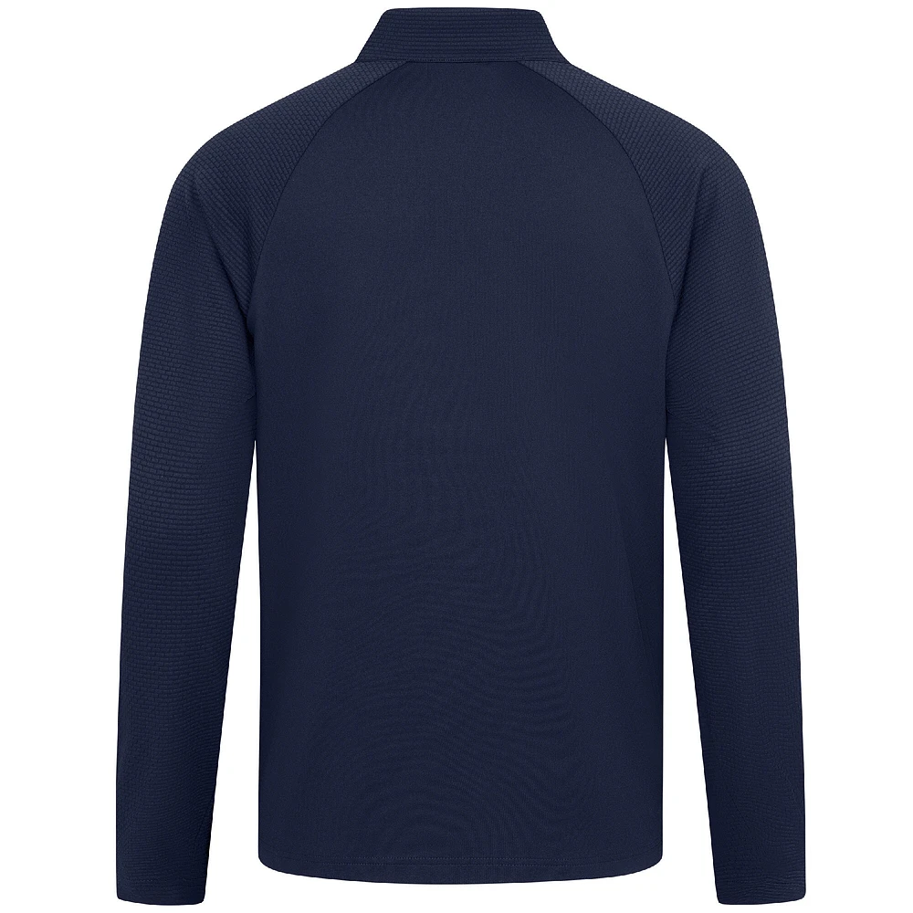 Men's Levelwear Navy Dallas Mavericks Volley Quarter-Zip Pullover